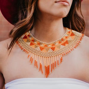 20 Dollars off Handmade Beaded Necklace: Chiapas Mexico Artisan Jewelry image 9