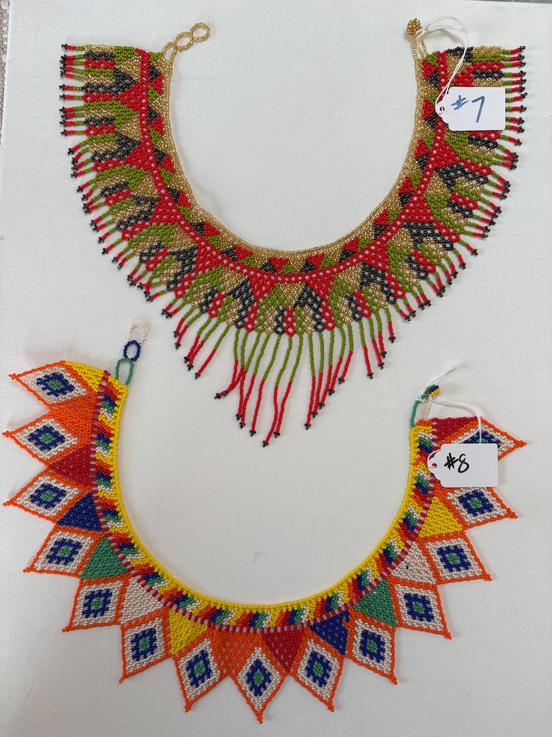 20 Dollars off Handmade Beaded Necklace: Chiapas Mexico Artisan Jewelry image 5