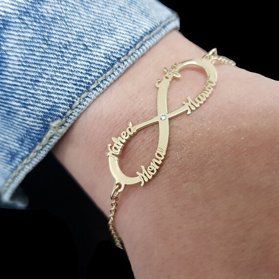 4 name bracelet