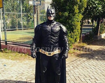 Batman The Dark Knight Rises Black Batman Cosplay Costume
