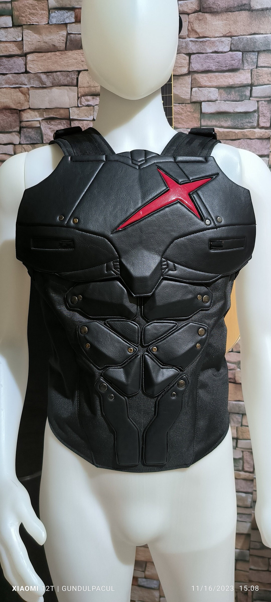 Red X Chest and Abs Armor - Etsy