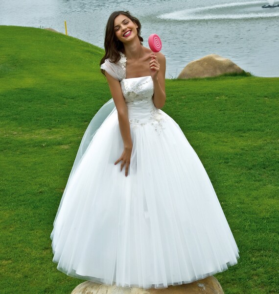 hidden corset wedding dress