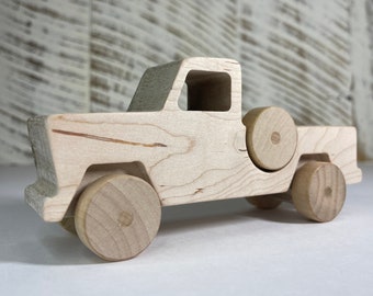 Build a Truck - Wood Glue Required - DIY Wooden Build Kit - Kid Activities - Hands-on - Hardwood