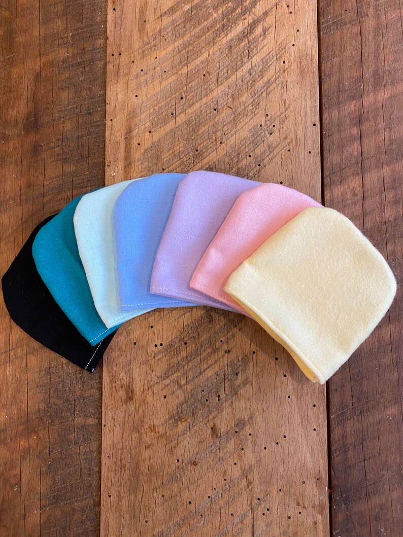 Child Dusting Mitt Polishing Mitt Flannel Polishing Mitt Montessori Care of Environment Montessori Practcle Life image 5