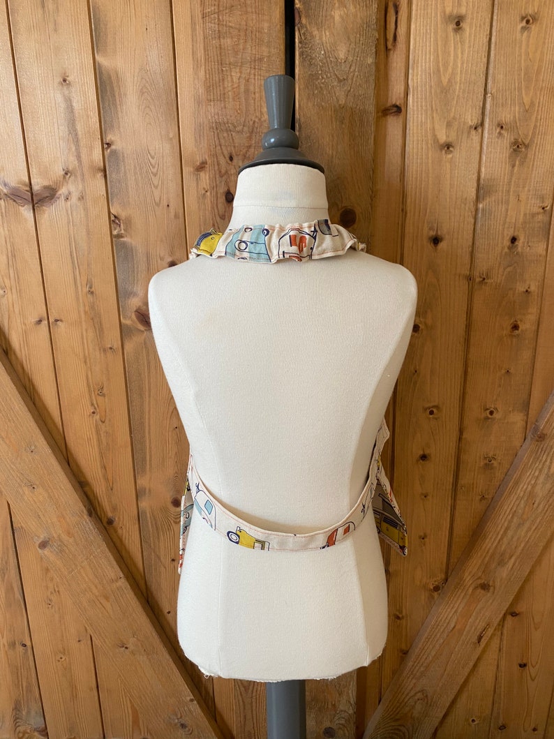 Toddler Retro Cars Apron