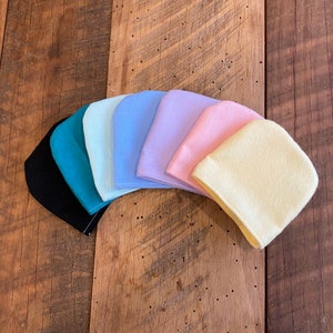 Child Dusting Mitt Polishing Mitt Flannel Polishing Mitt Montessori Care of Environment Montessori Practcle Life image 1