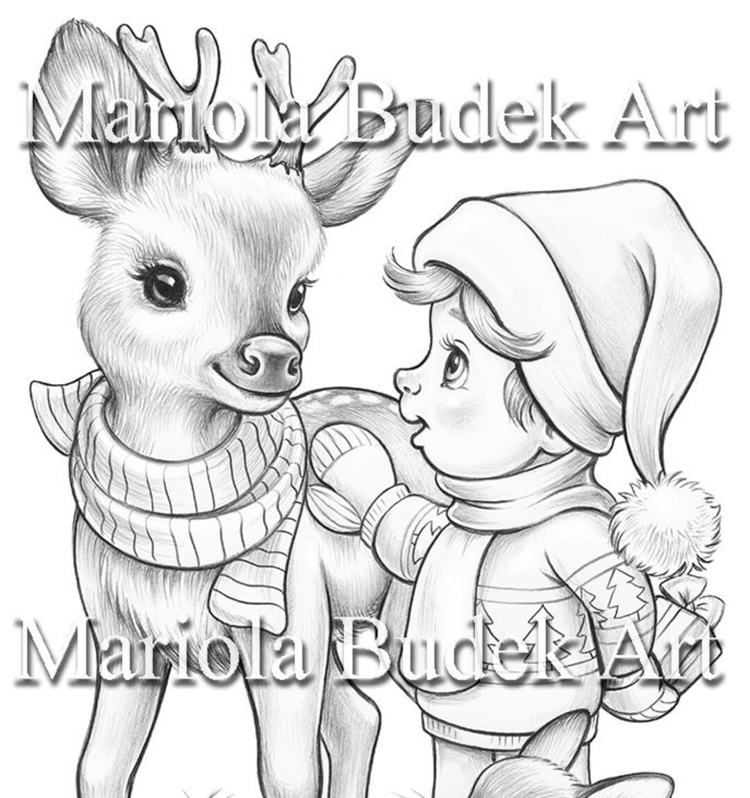 Forest Friends | Mariola Budek - Coloring Page | Printable Adult Kids ...
