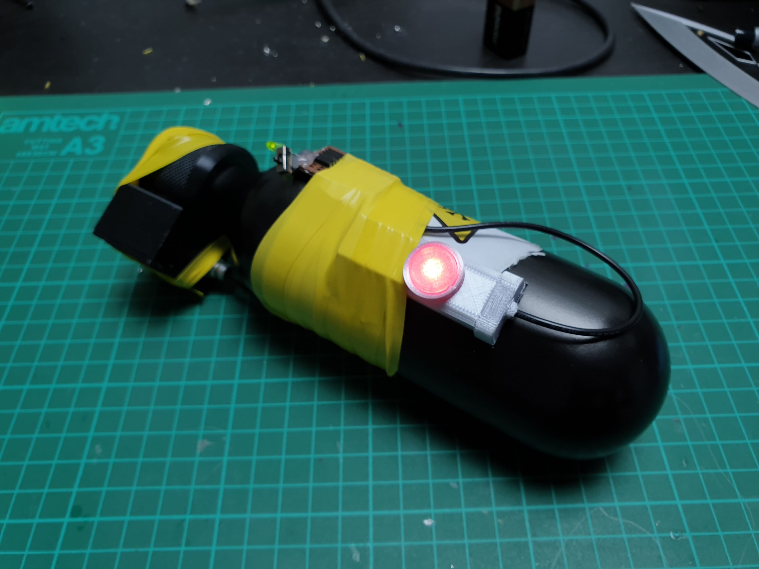 Smoke Elite Gas Canister R6S Cosplay Prop 3D Printed
