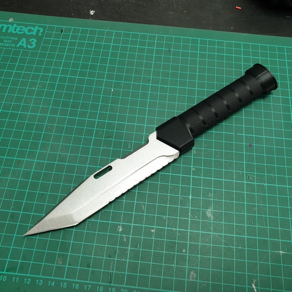 Caveira Combat Knife, R6S, Cosplay Prop, 3D Printed