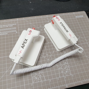 Doc Defib Paddles, R6S, Cosplay Prop, 3D Printed