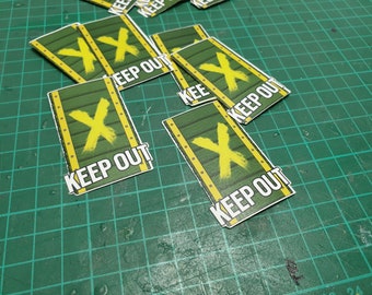 Keep Out Barrikade | R6S - Six Siege - Accessoires - Sticker