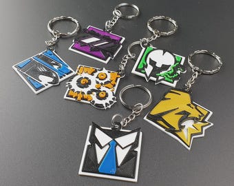 Operator Icon Charm, R6S, Cosplay Prop, 3D Printed