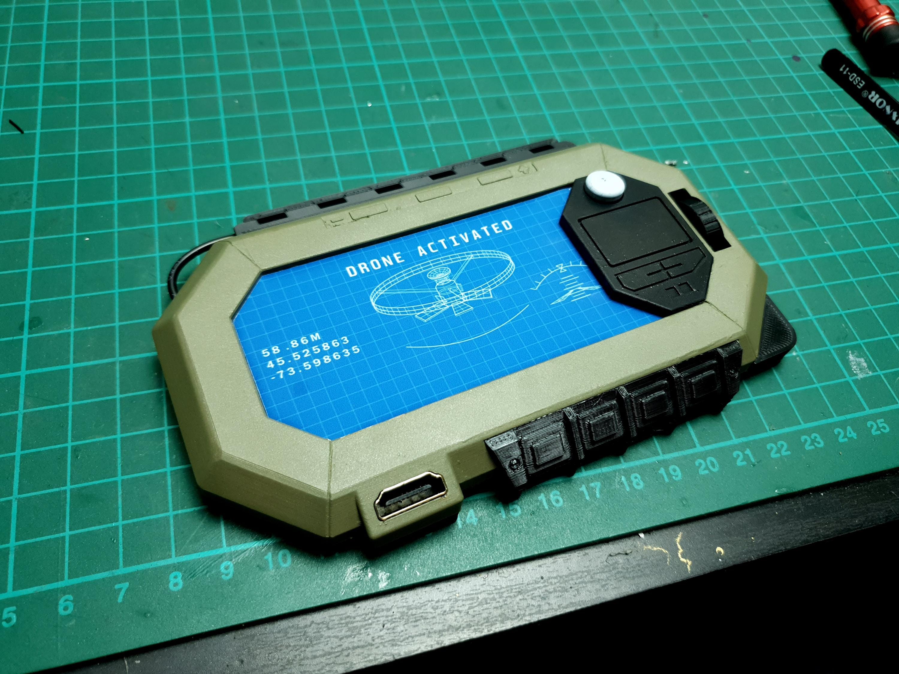 Lion EE-ONE-D Scanner, R6S, Cosplay Prop, 3D Printed