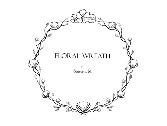 Free Free 310 Wildflower Wreath Svg Free SVG PNG EPS DXF File