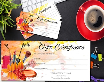 makeup printable gift certificate template beauty salon gift certificate gift editable template voucher stylist cards digital download - Makeup Gift Certificate Template makeup printable gift certificate template beauty salon gift certificate gift editable template voucher stylist cards digital download - Makeup Gift Certificate Template