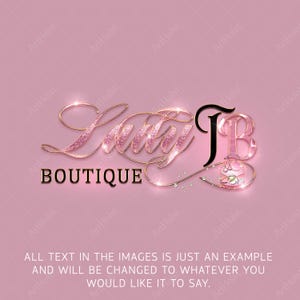 Premade Beauty Logo Design: Lash, Hair, Nail, Cosmetic Branding (Digital File, Customized Design)