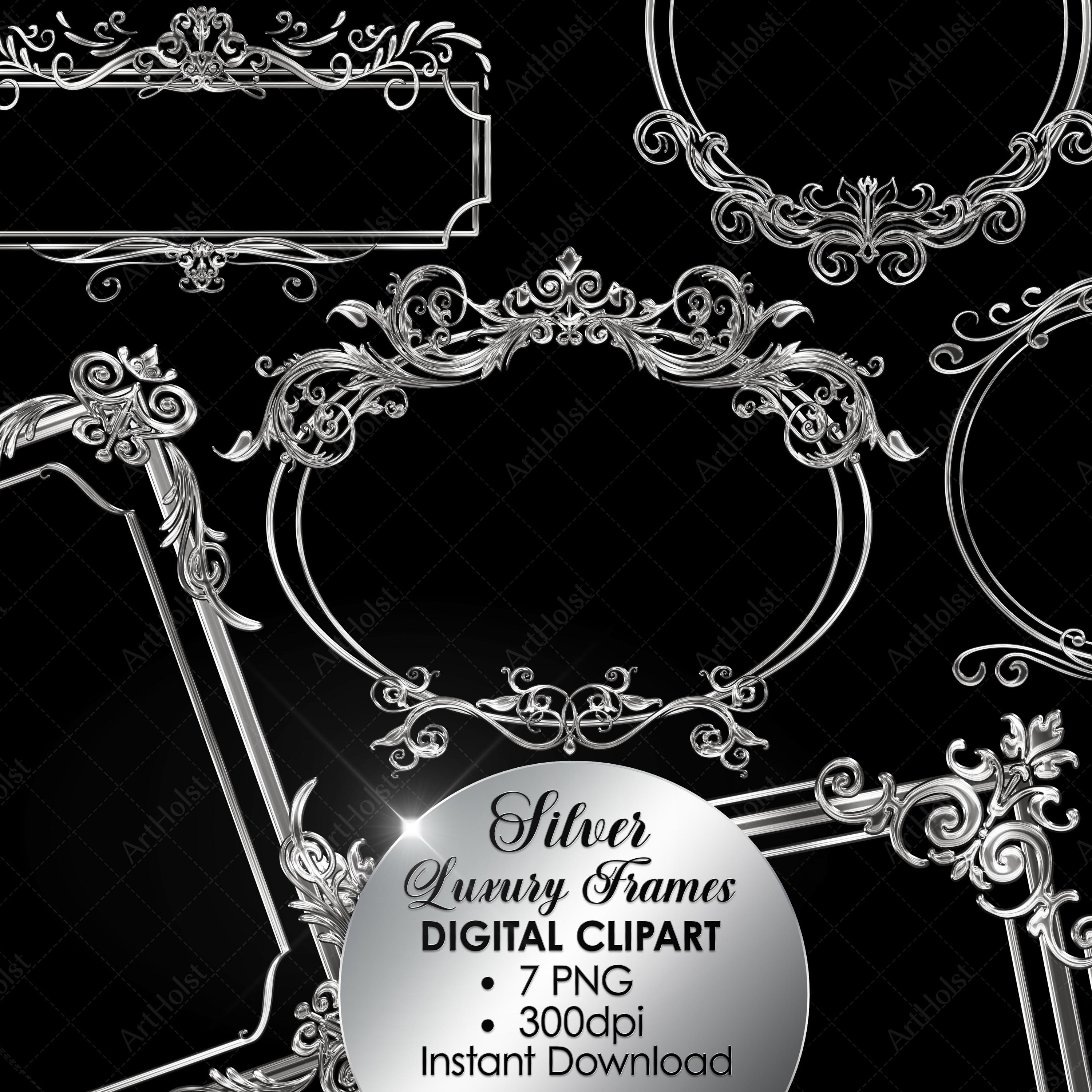 Silver Borders For Walls