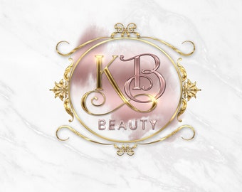 Rose Gold Logo Design, Makeup Artist Logo, Beauty Logo, Boutique Logo, Event Planner Logo, Podcast Show Logo, Aesthetics Logo, Branding