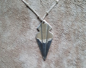 Unusual Silver Deco Necklace