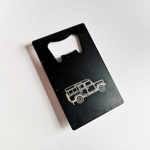 Landrover Defender 90 110 130 Kreditkarte Flaschenöffner - Inklusive NEUER DEFENDER - Perfektes Geschenk