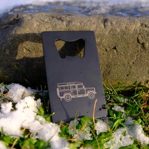 Land Rover Defender Bottle Opener - Includes NEW DEFENDER  - Perfect Gift for Dad!