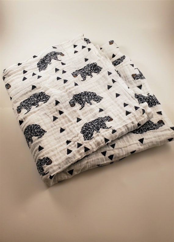 etsy muslin swaddle