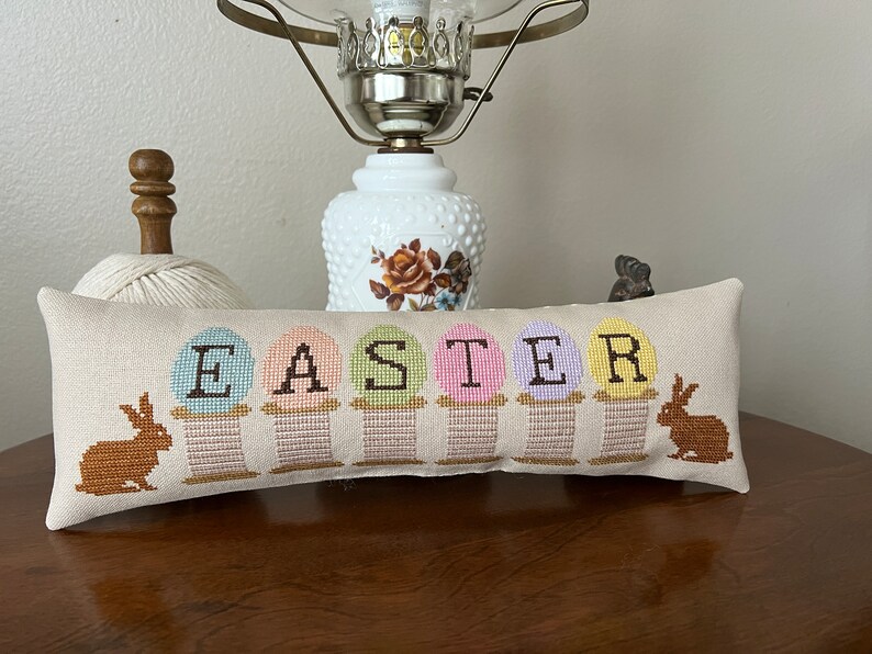 Easter Spools A Spring and Easter Cross Stitch Design Pattern image 2