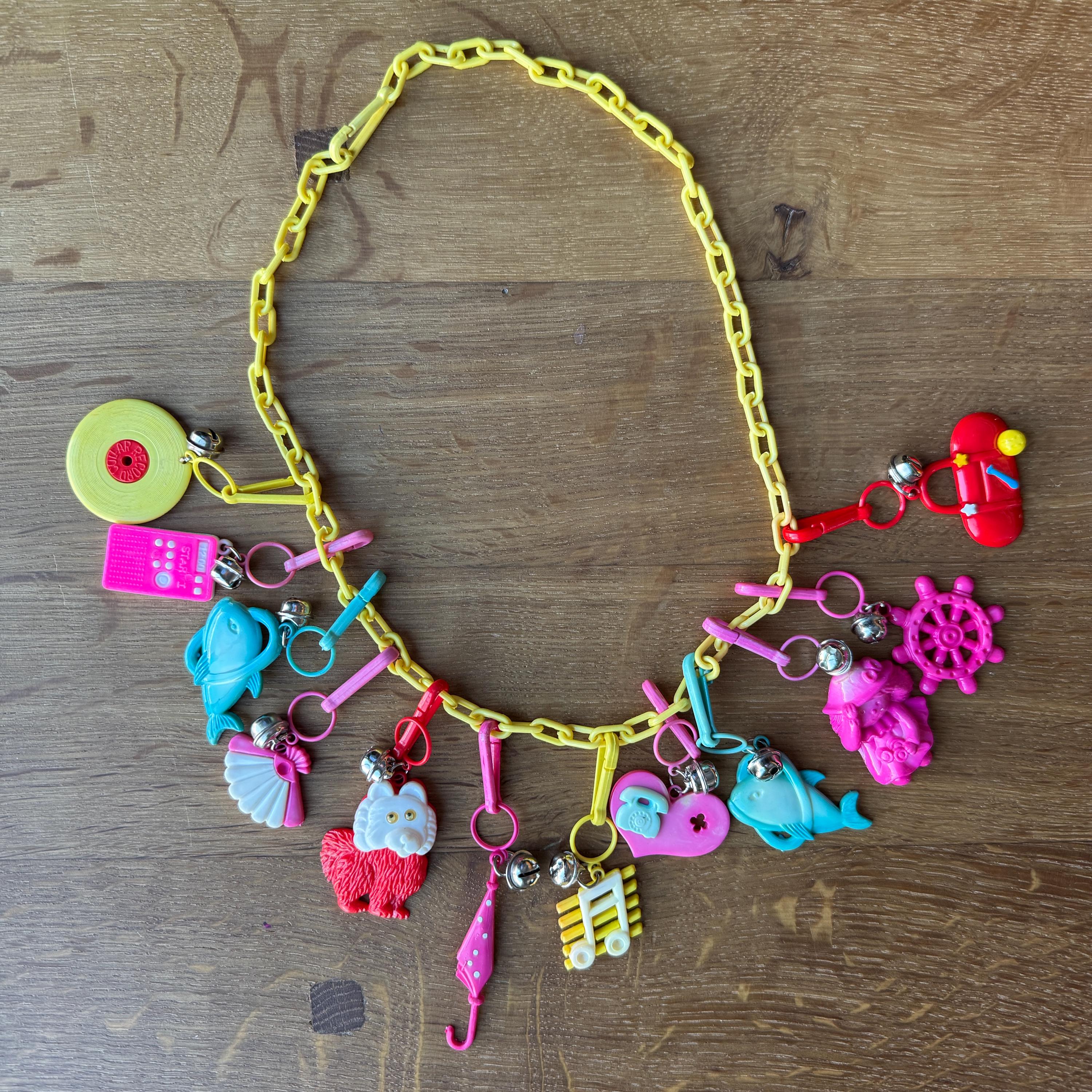 Vintage 1980s Imperial Toy Corporation Chains, Charms N Things