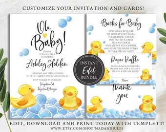 Duck Baby Shower Etsy