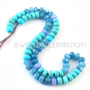16&quot; Beautiful Multi Gemstones knotted Rondelles, Candy Opal Smooth Rainbow Beads,Multi Gemstone Rondelles,Colorful Beaded Gem Necklace(8mm)