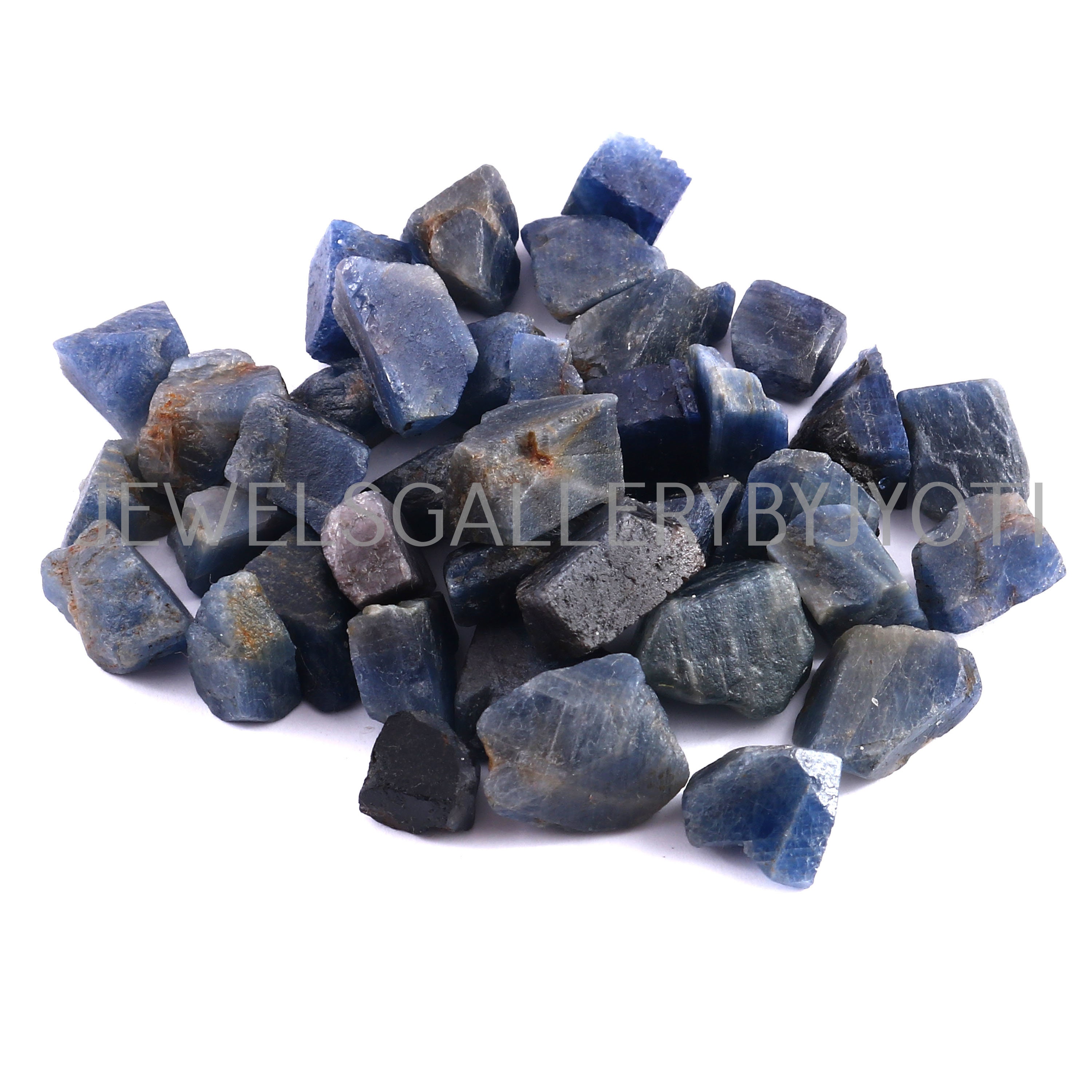 高品質天然マダガスカル産ブルーサファイア原石、原石サファイア