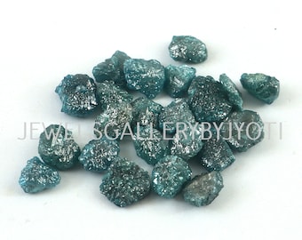 2/4 Pieces Natural Blue Diamond Rough, Raw Diamond, Blue Diamond Rough, Raw Blue Diamond (5-6 mm approx)