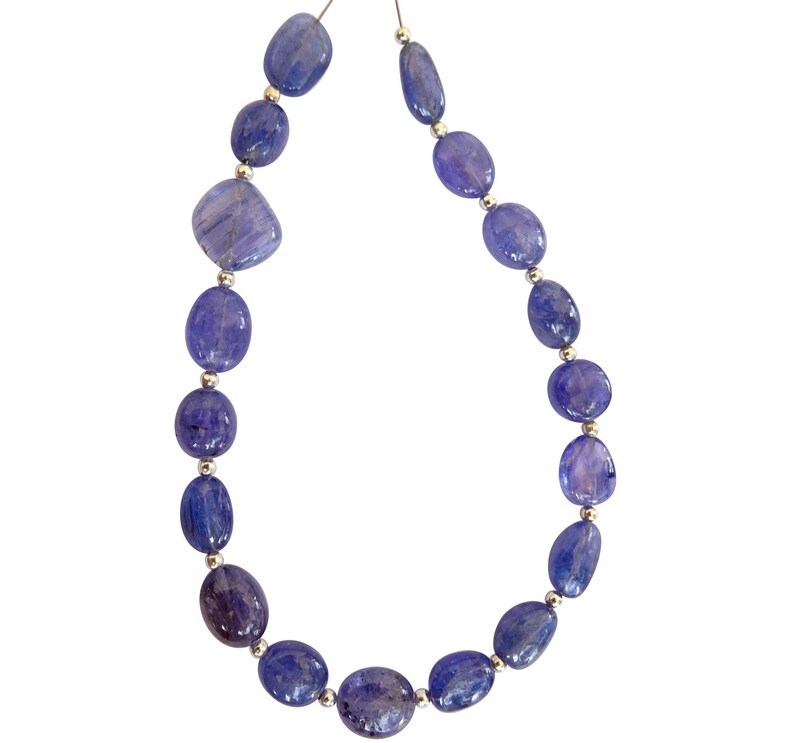 VB43 Tanzanite Tumbled Beads Natural Tanzanite Smooth Nuggets Tanzanite Gemstone Nuggets Tanzanite Nugget Beads