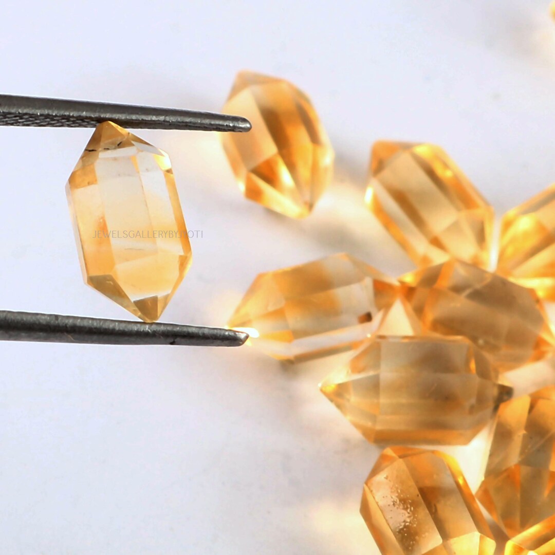 Double pointe en Citrine