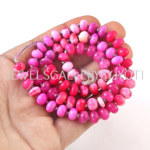 16&quot; Beautiful Multi Gemstones Smooth  Rondelles, Candy Opal Smooth Rainbow Knotted Beads, Multi Gemstone Smooth Rondelles (8mm app.)