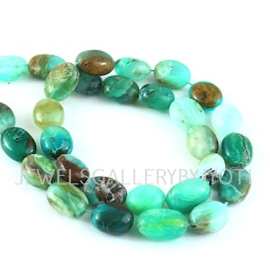 16 Inches Nice Quality Natural Peruvian Opal Smooth Nuggets, Peruvian Opal Smooth Tumble Beads (9*11-10*12mm approx.) (OFF)