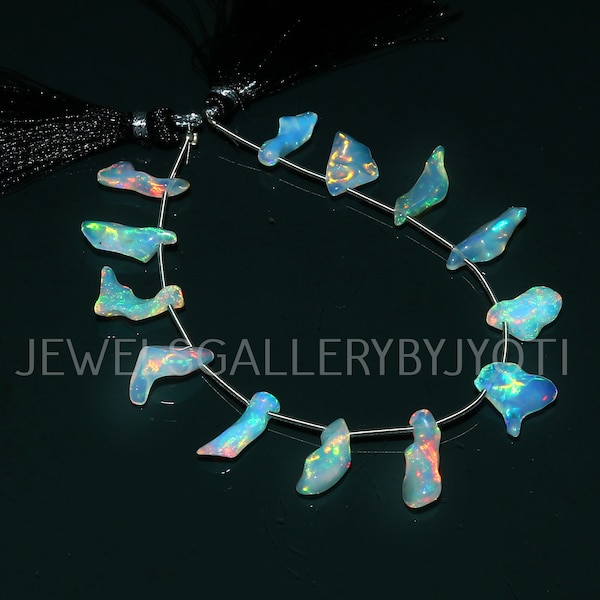 10 Pieces BIG SIZE AAA Grade Ethiopian Opal Nuggets Beads, Ethiopian Opal Polished Rough Stones, Opal Nuggets