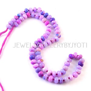 16&quot; Beautiful Multi Gemstones knotted Rondelles, Candy Opal Smooth Rainbow Beads,Multi Gemstone Rondelles,Colorful Beaded Gem Necklace(8mm)