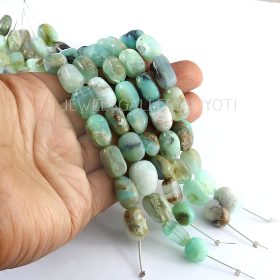 Peruvian Blue Opal Tumbles Peruvian Blue Opal Tumbles