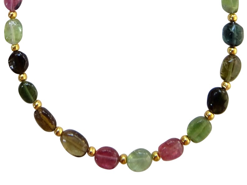 Multi Tourmaline Oval Beads Multi Tourmaline Beads TZD16 5*7mm AAA Grade Multi Tourmaline Smooth Oval Beads
