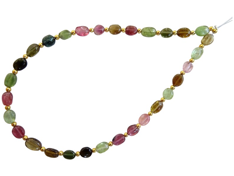 Multi Tourmaline Oval Beads Multi Tourmaline Beads TZD16 5*7mm AAA Grade Multi Tourmaline Smooth Oval Beads