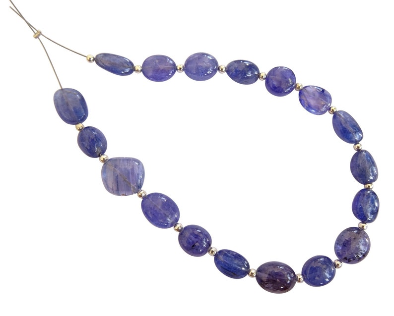 VB43 Tanzanite Tumbled Beads Natural Tanzanite Smooth Nuggets Tanzanite Gemstone Nuggets Tanzanite Nugget Beads