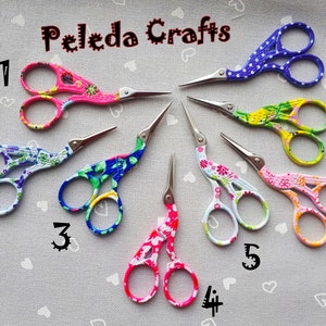 Crane Scissors: Embroidery, Sewing, Scrapbooking (9cm)