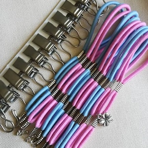 Set med 12 sidospännare för broderiramar/Scroll Rod Sidospännklämmor