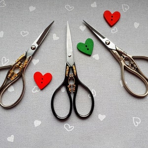 Vintage scissors for cross stitch