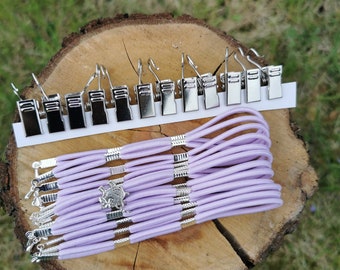 Set of 12 side tensioners for embroidery frames/Scroll Rod Side Bar Tension Clips