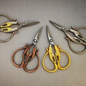 Vintage scissors for cross stitch