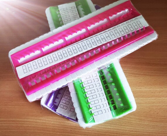 Organizzatore Filo Ricamo 30 Posizioni - Scatola In Schiuma E Plastica Per Punto Croce, Viola - Foto 13