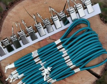 Set of 12 side tensioners for embroidery frames/Scroll Rod Side Bar Tension Clips