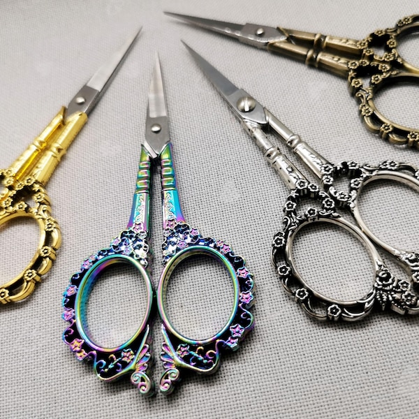Vintage scissors for cross stitch